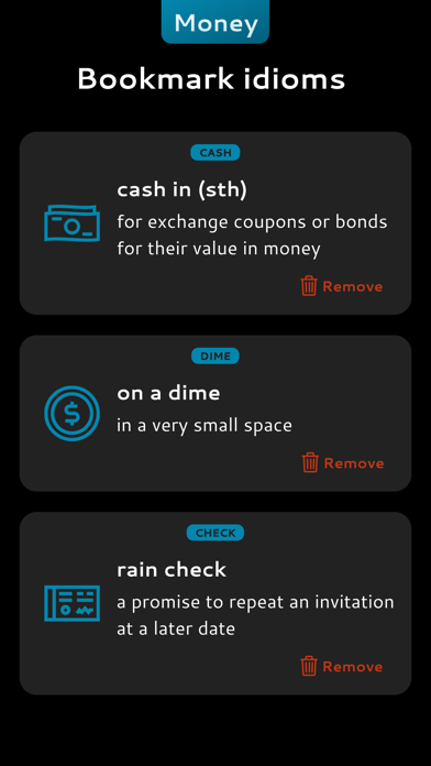 English Money Idioms Screenshot