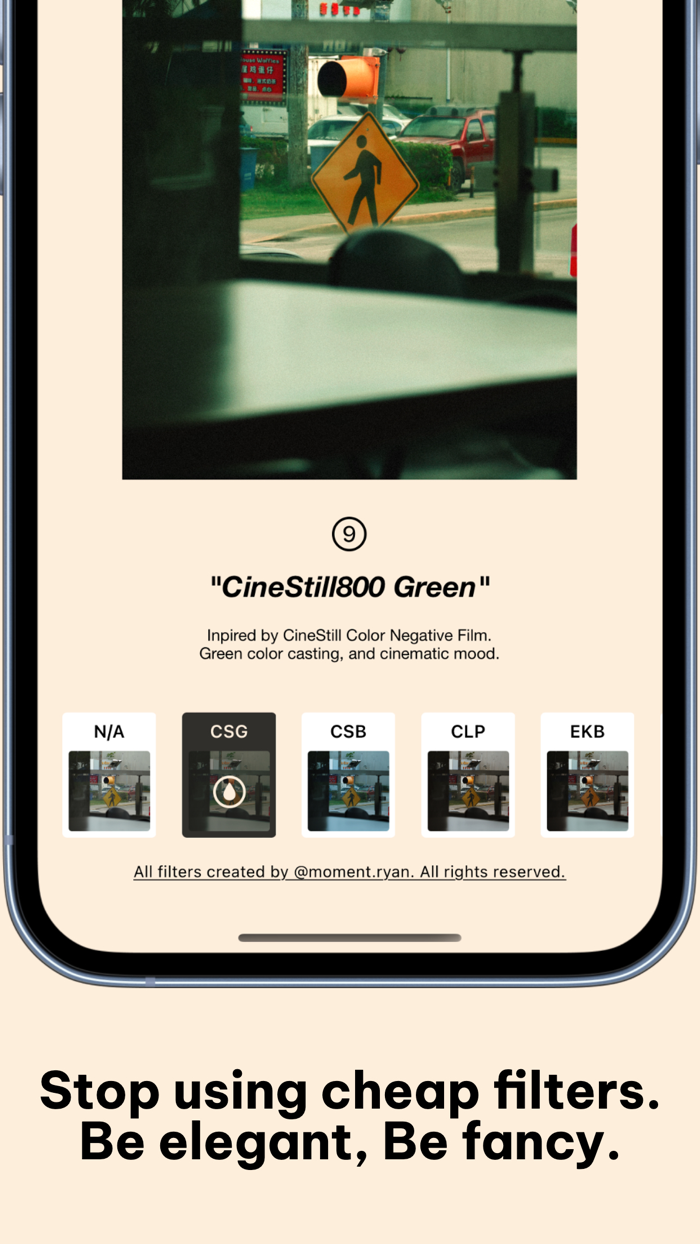Negative - Film Look Filter.
