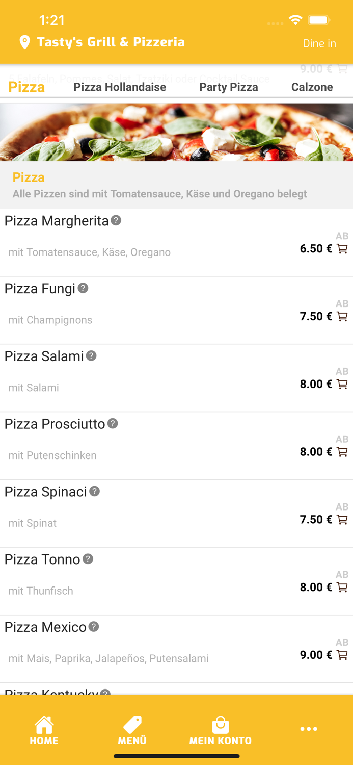 Tasty‘s Grill and Pizzeria