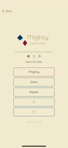 Game screenshot Mighty Card Game mod apk
