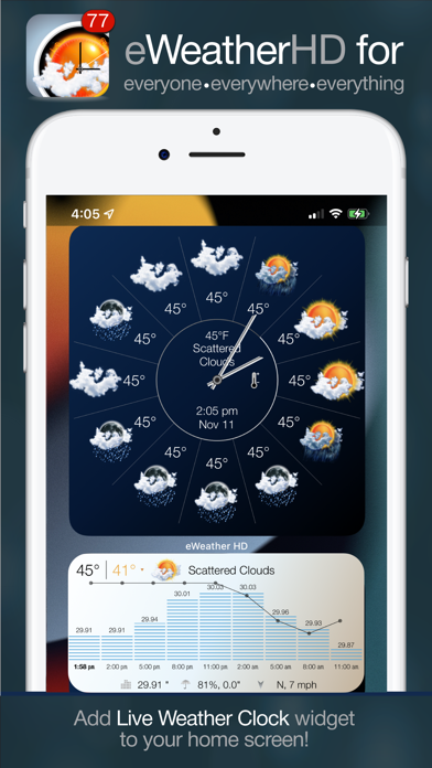 eWeather HD - Weather & Alerts Screenshot