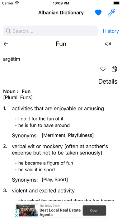 Smart Albanian Dictionary Screenshot