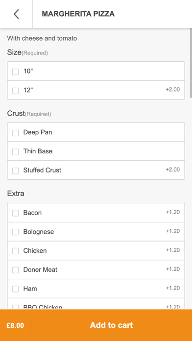 Delishaz Pizzeria York Screenshot