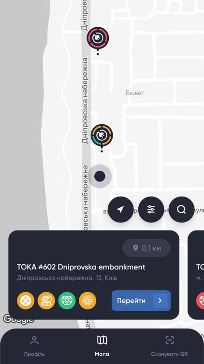 TOKA Network — зарядні станції