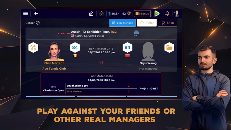 TAM - Tennis Manager Game screenshot-4