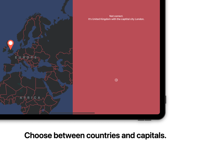Learn Geography  Homescreen