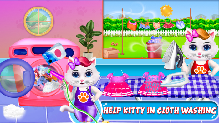 Kitty House Cleanup and Decorate