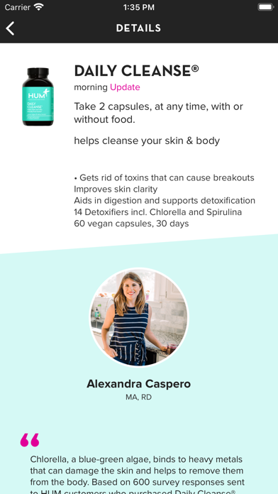HUM Nutrition - Healthy Habits Screenshot