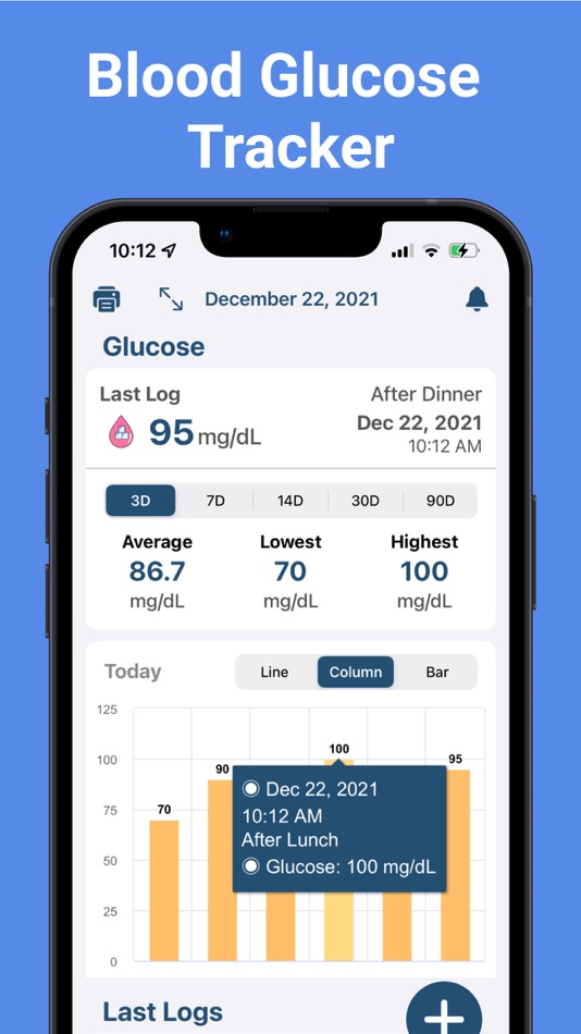 Blood Glucose Tracker Sugar - 1.5 - (iOS)