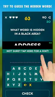hidden word game iphone screenshot 1