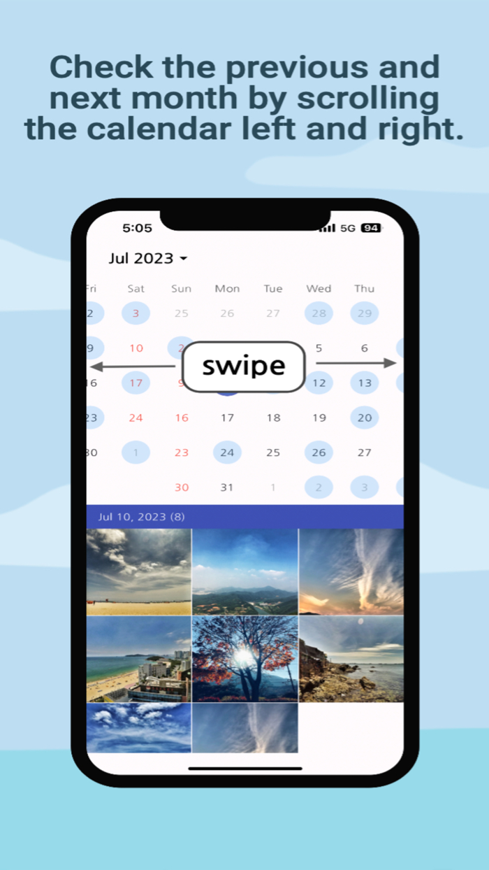 PhotoCalendar - with Calendar
