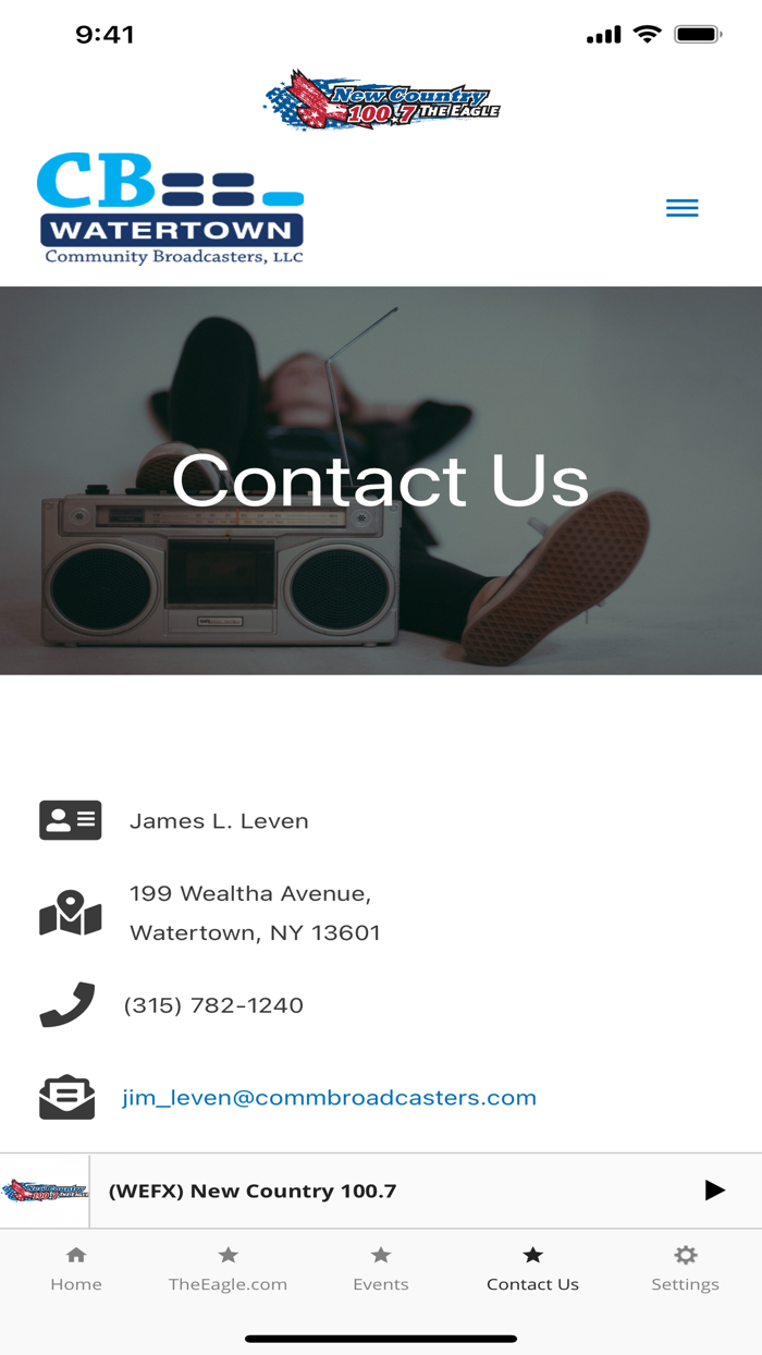 100.7 The Eagle WEFX FM