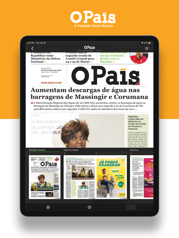O País-Digital iPad screenshot 4 - News app