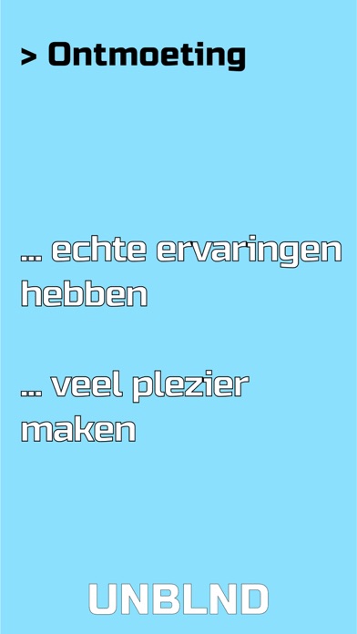 UNBLND - chat & meet people Screenshot
