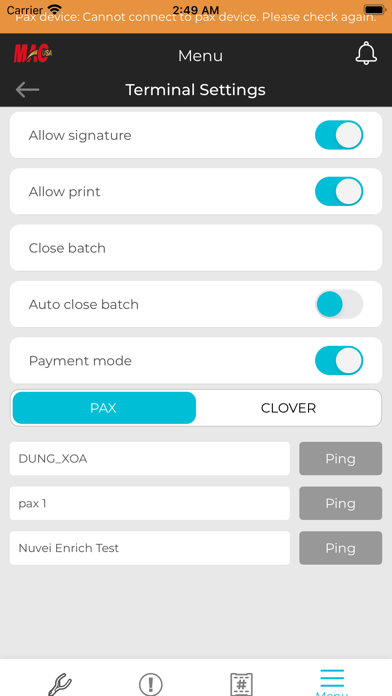 MAC EZ PAY Screenshot
