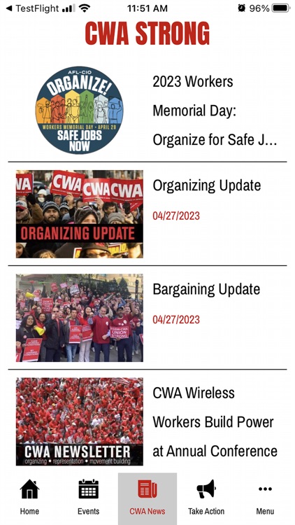 CWA STRONG