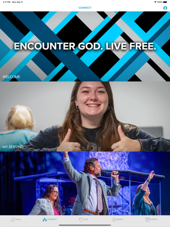 Restoration Church GA iPad screenshot 2 - Lifestyle app