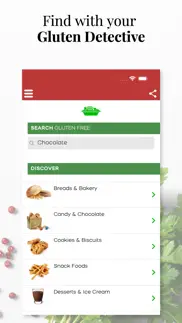 the gluten free scanner iphone screenshot 2