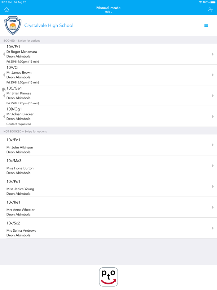PTO - Parent Teacher Online