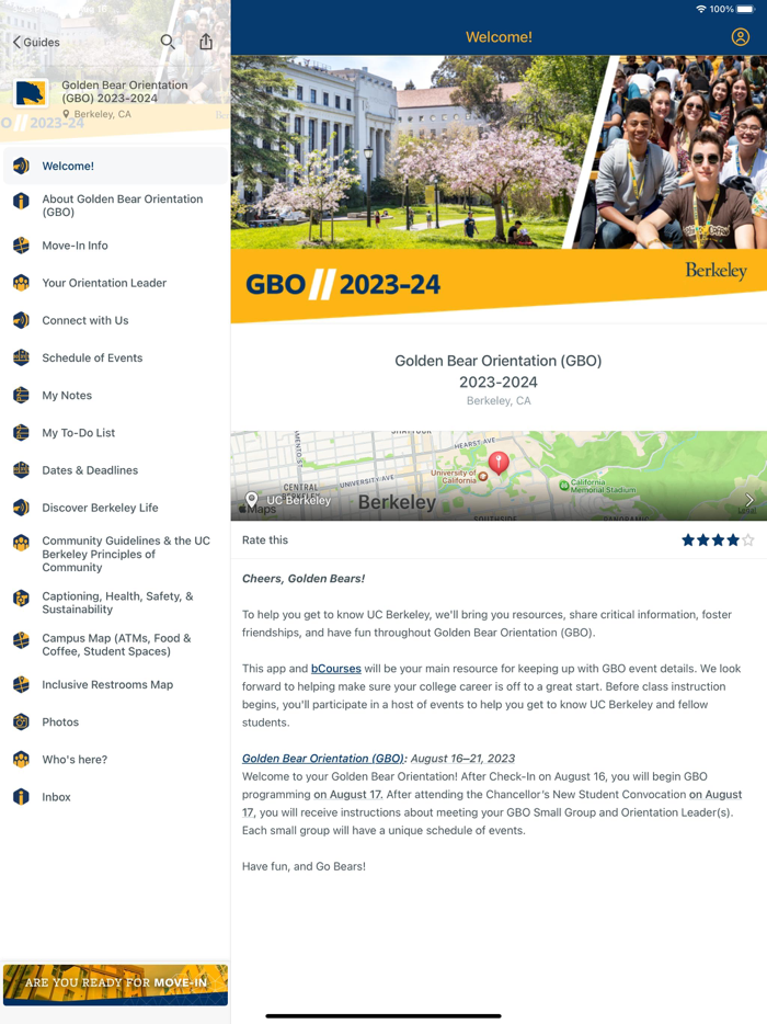 UC Berkeley - Cal Event Guides