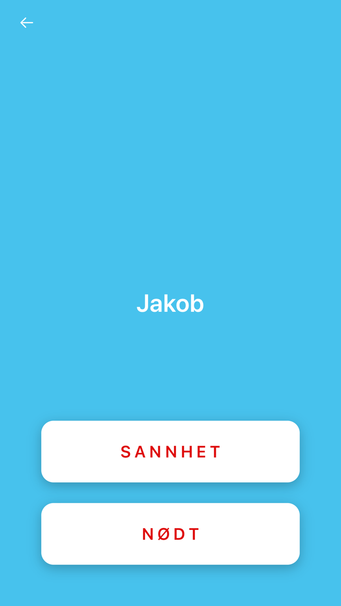 Nødt eller Sannhet - festspill