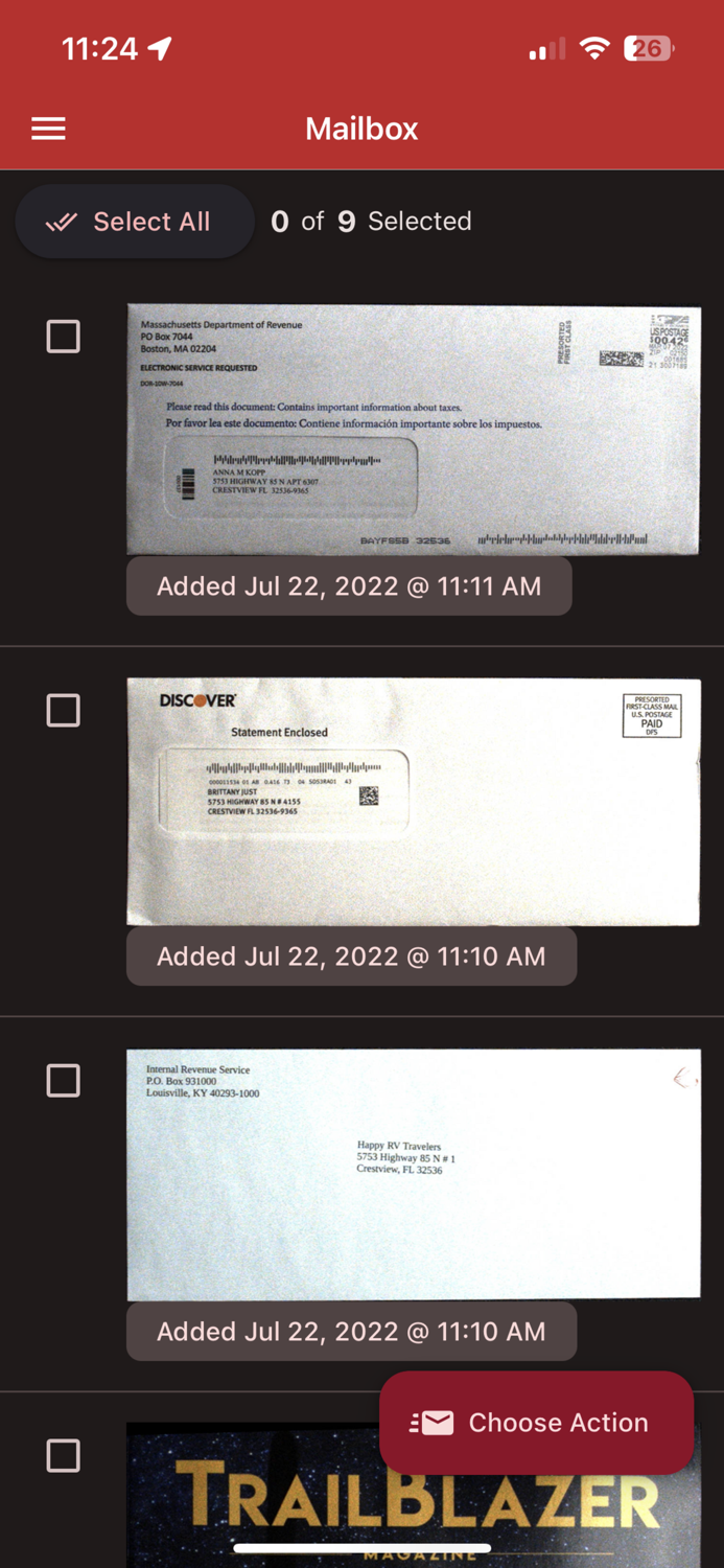 Good Sam Mail Service