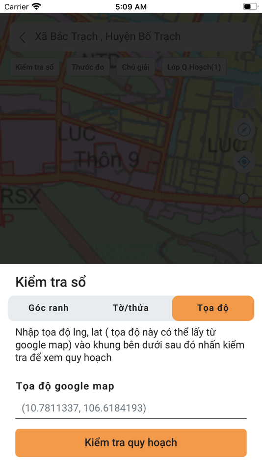 #5. Tra cứu quy hoạch Quảng Bình (iOS) 由: THACH THEN