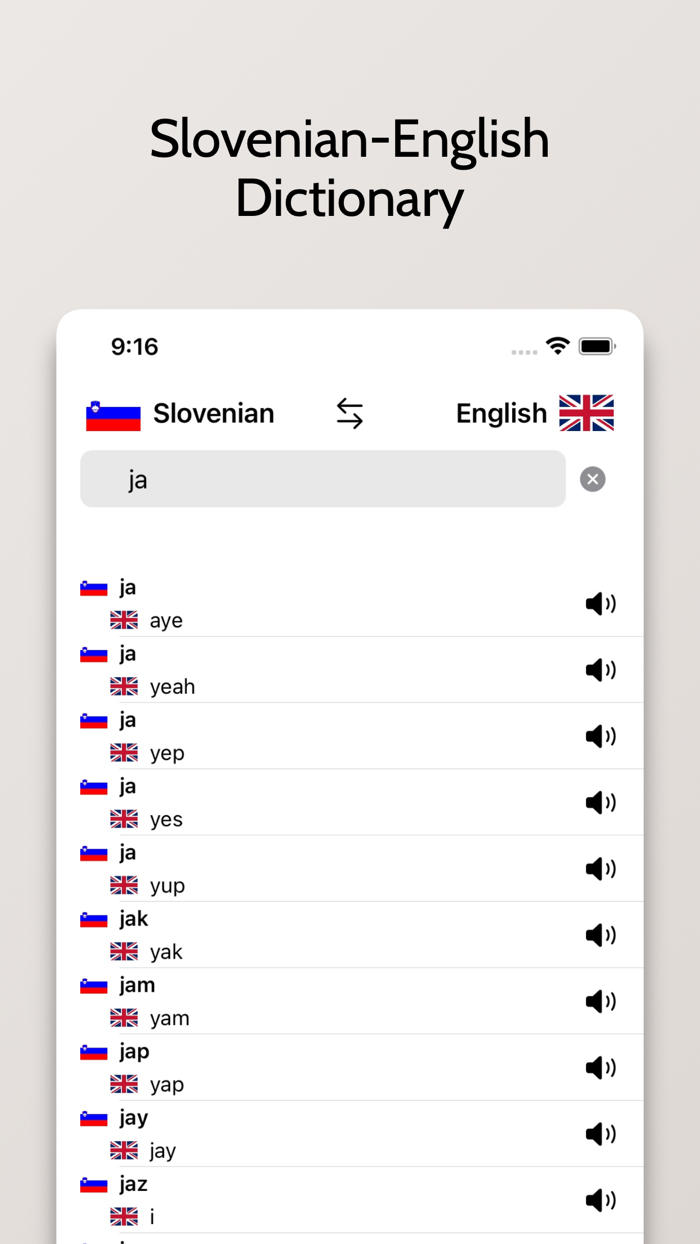 Slovenian-English Dictionary
