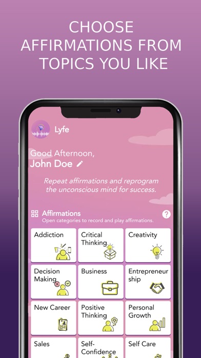 Lyfe - Quotes & Affirmations Screenshot