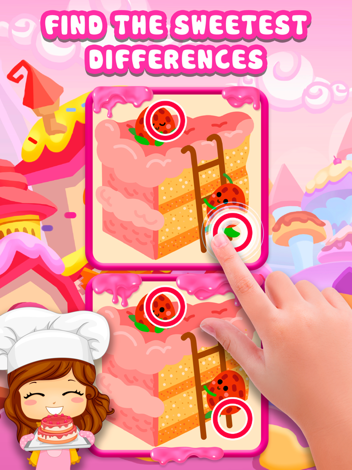 Spot 5 Differences Girls Games