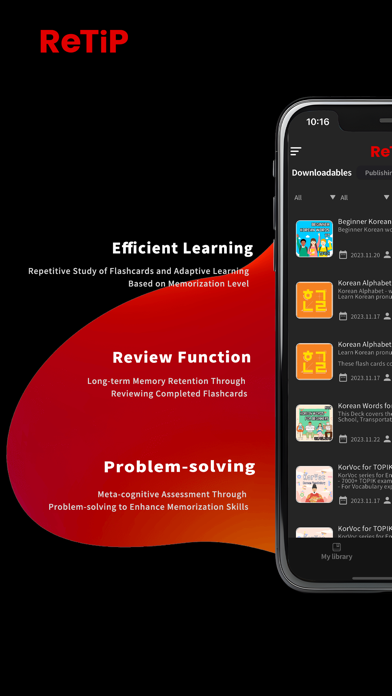 ReTiP - Memorization Screenshot