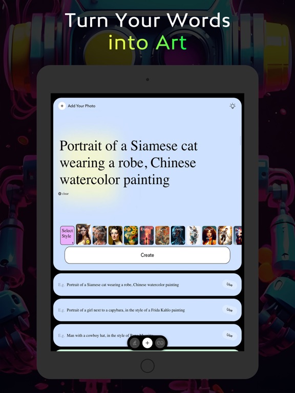 FaceAI: Face Swap & AI Avatars iPad screenshot 7 - Entertainment app