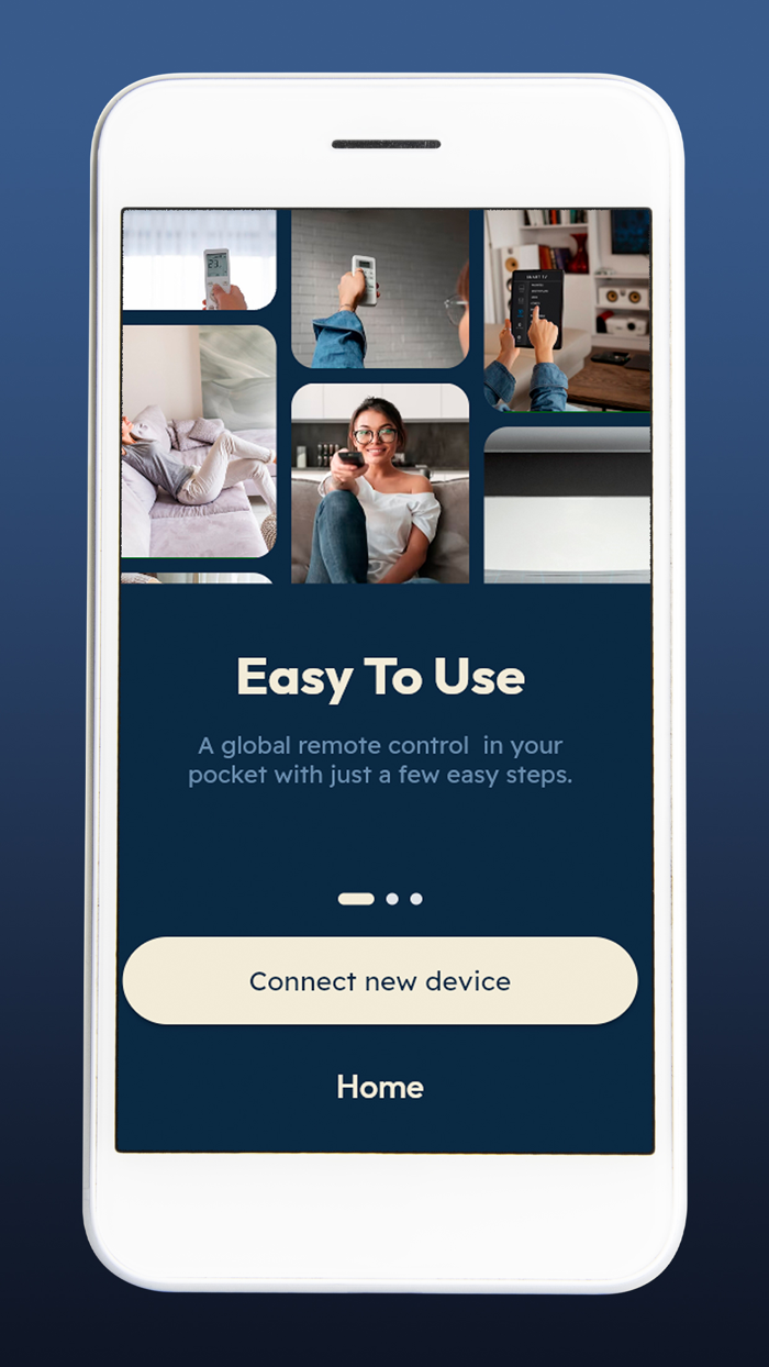 Universal remote control AC