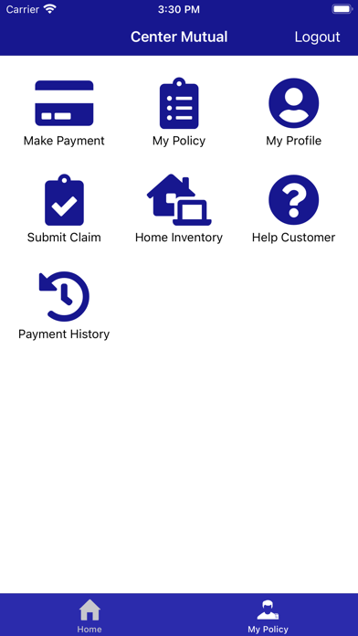 Center Mutual Screenshot