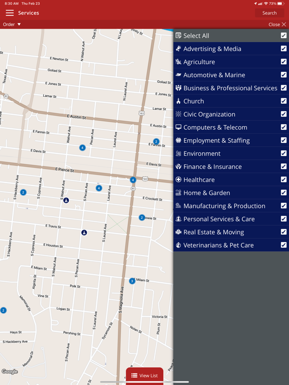 Luling Texas iPad screenshot 4 - Travel app