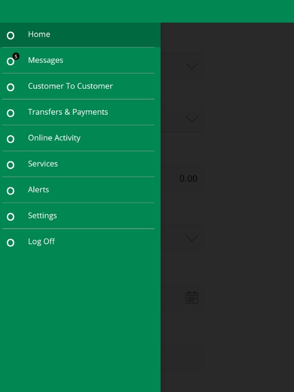 Richwood Bank Mobile Banking iPad screenshot 4 - Finance app