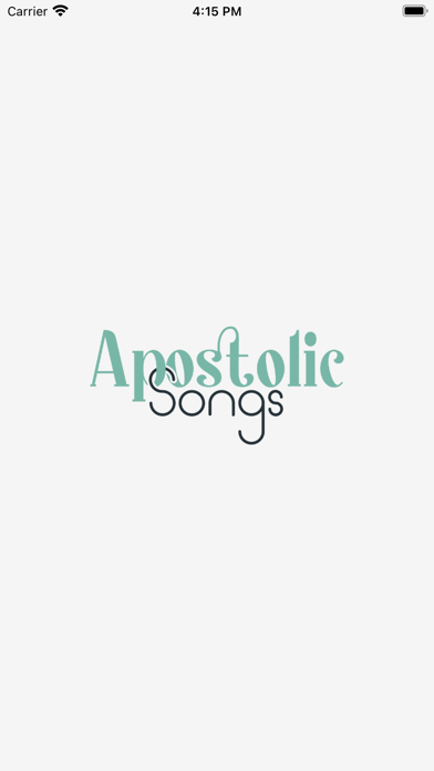 Apostolic Songs Screenshot