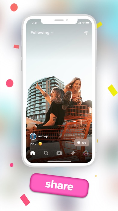 Zoomie - Share your life iPhone screenshot 1 - Social Networking app