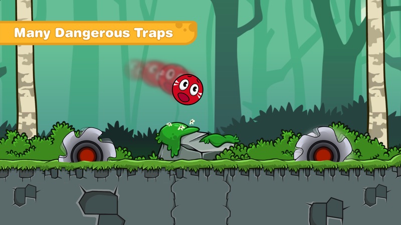 Red Hero Ball: Roller Ball 4 screenshot 7