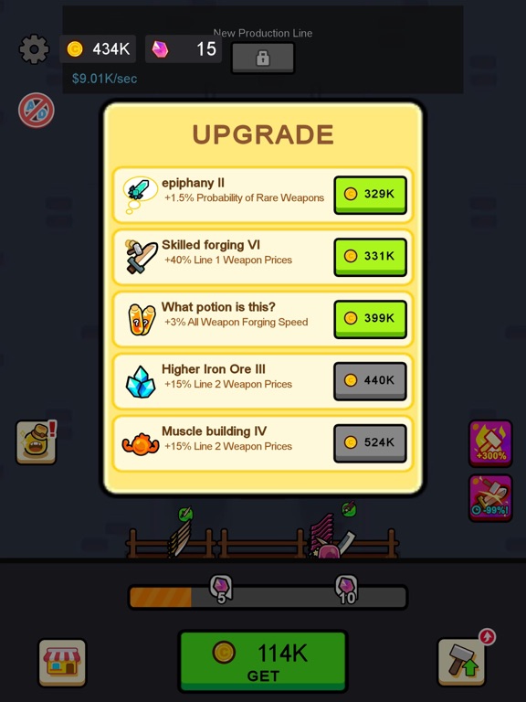 Slime Weapon Master iPad screenshot 4 - Games app