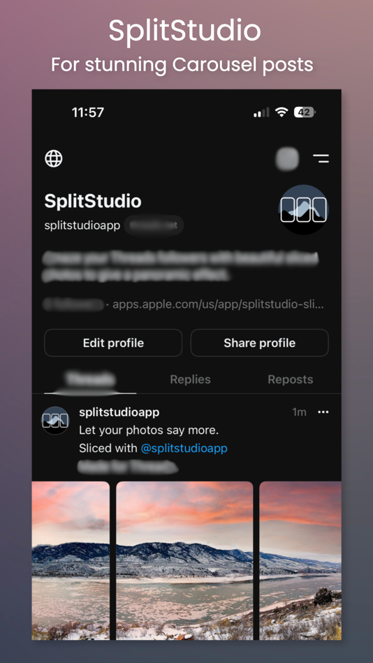 #1. SplitStudio: Slice Panoramas (iOS) 由: Tech Plus Beyond Inc.