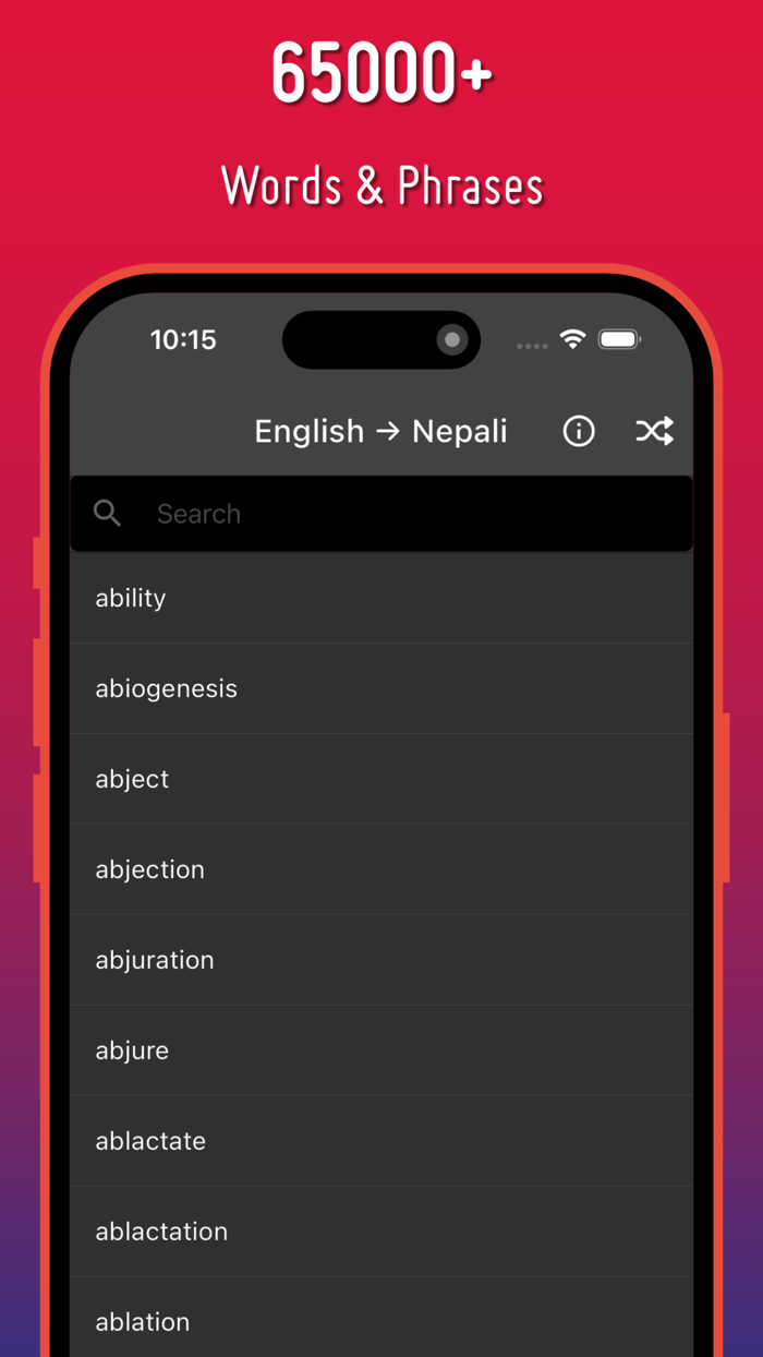 English To Nepali Dictionary
