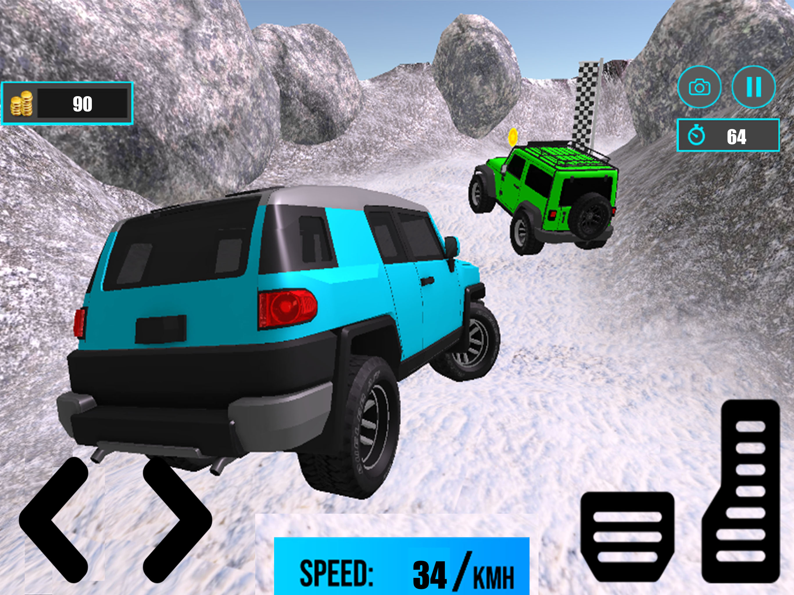 4x4 Jeep Hill Climb Driving 3D