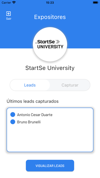 StartSe Expositores Screenshot
