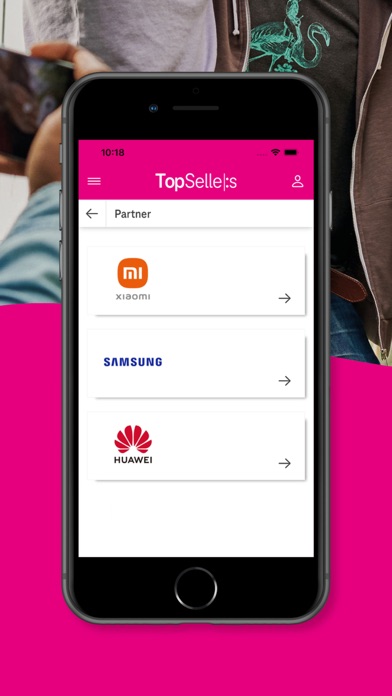 TopSellers Magenta Screenshot