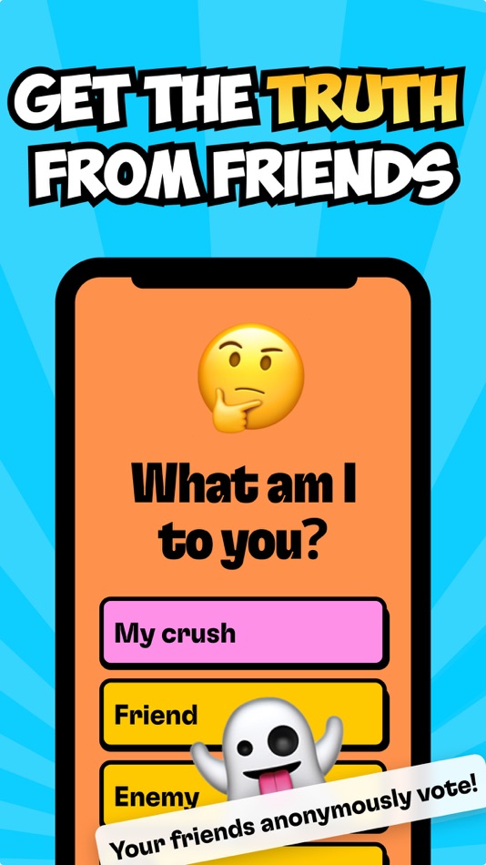 #1. Candids - Anonymous Polls (iOS) By: Reveal Secrets LLC