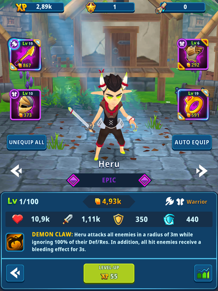 Idle Dungeon Manager