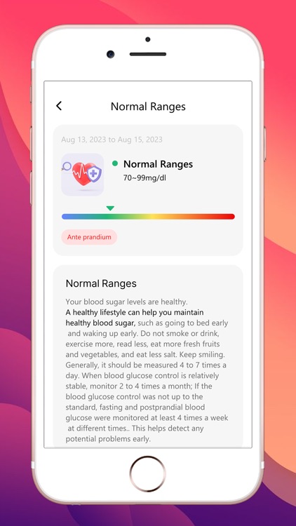 Blood sugar Monitor:Health Aid screenshot-3