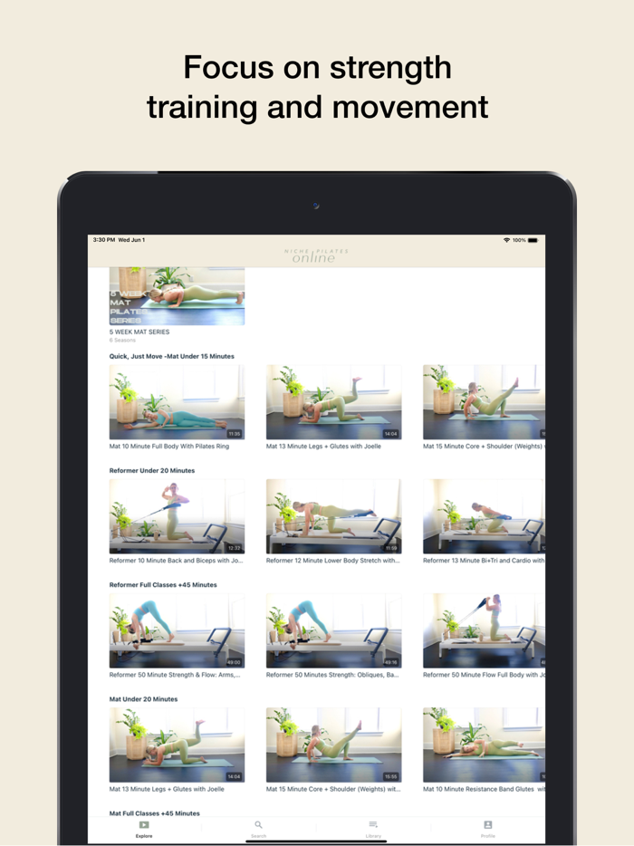 Niche Pilates Online