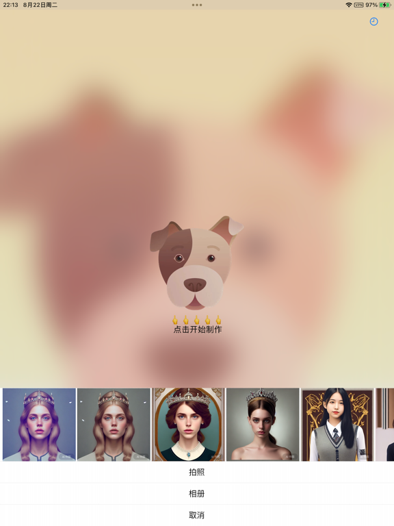 对称脸 iPad screenshot 4 - Photo & Video app